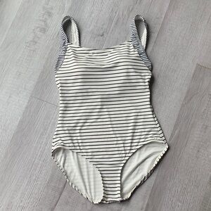 Talbots Elegant Cream and White Swimwear